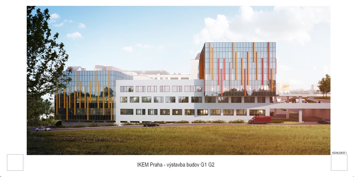 IKEM Praha – výstavba budov G1, G2