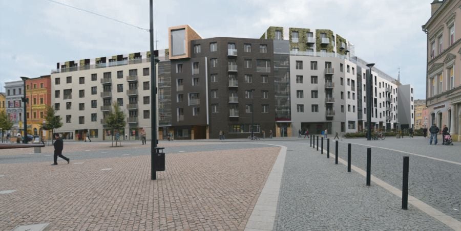 Humanizace fasád bytových domů – Dolní náměstí a Mezi Trhy v Opavě