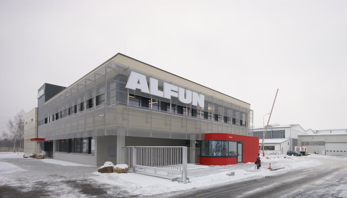 Přístavba administrativní budovy ALFUN Processing