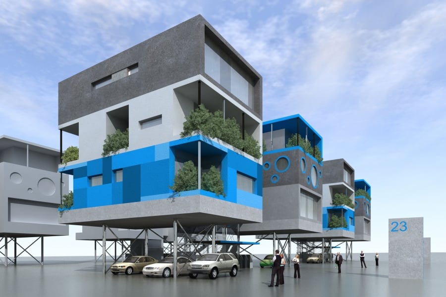 Architektonická soutěž CENTRAL GROUP - Bytový dům pro 21. století