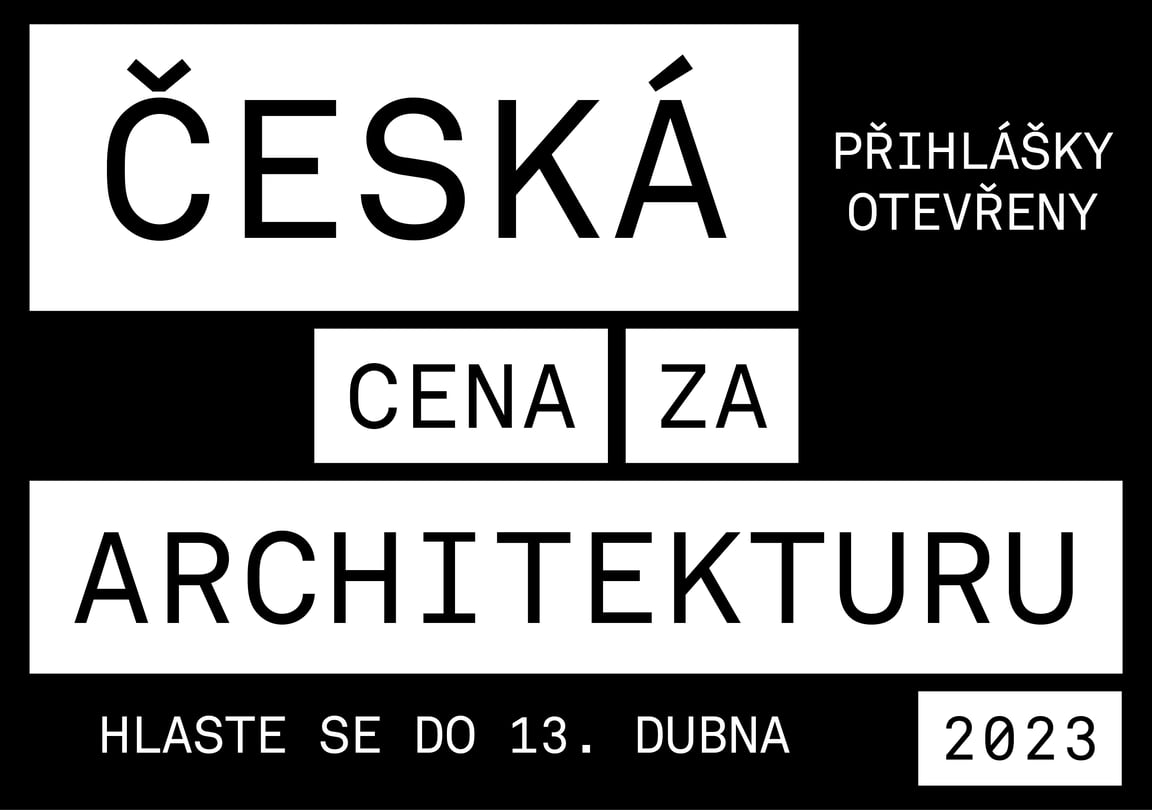 Už jen do 13. dubna můžete přihlašovat svá díla do letošního ročníku České ceny za architekturu.