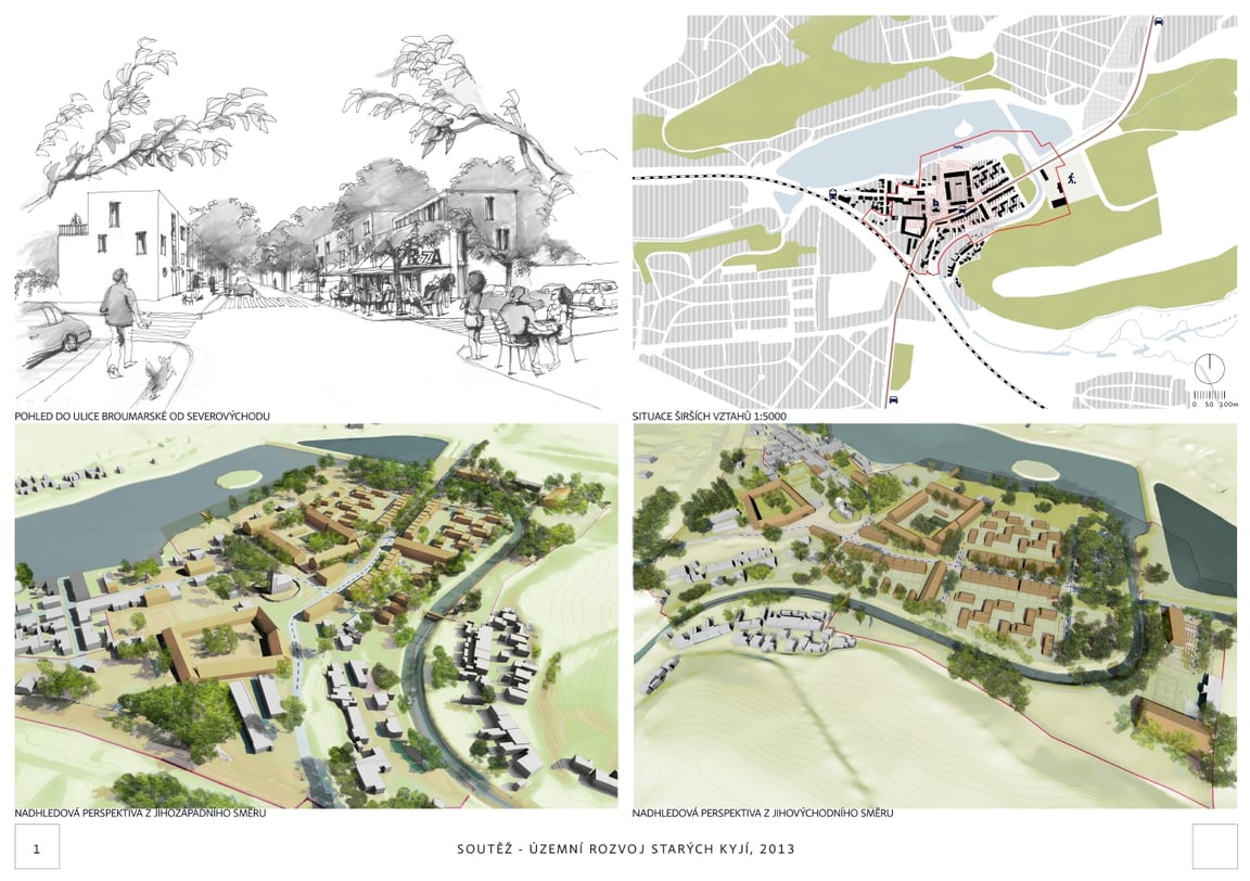 Územní rozvoj starých Kyjí, potenciální nové lokální centrum MČ Praha 14