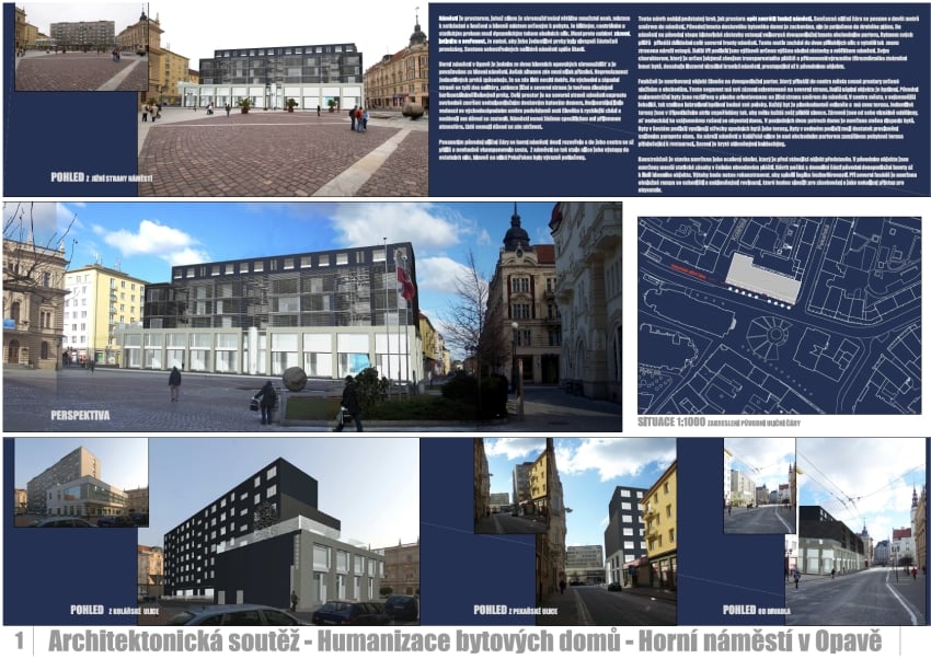 Humanizace bytových domů – Horní náměstí v Opavě