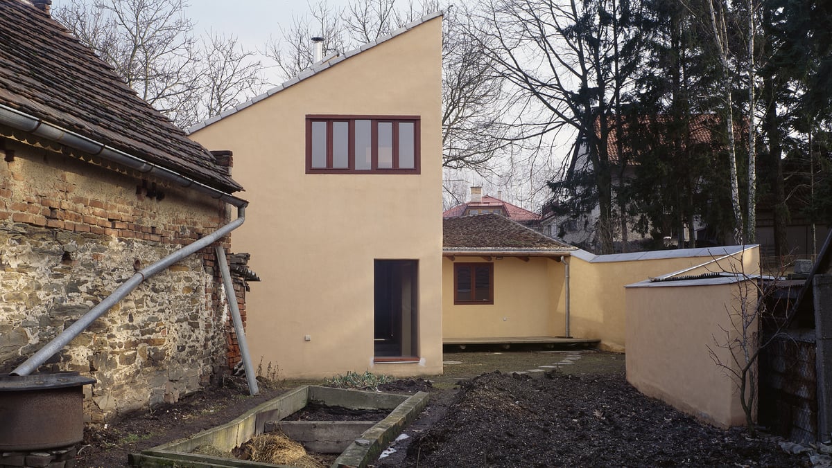 Úprava venkovského stavení a novostavba RD v Dobřejovicích