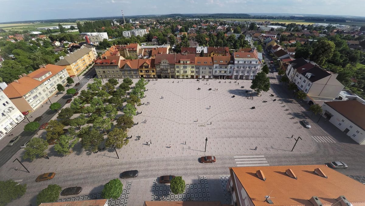 Revitalizace Husova náměstí v Lysé nad Labem