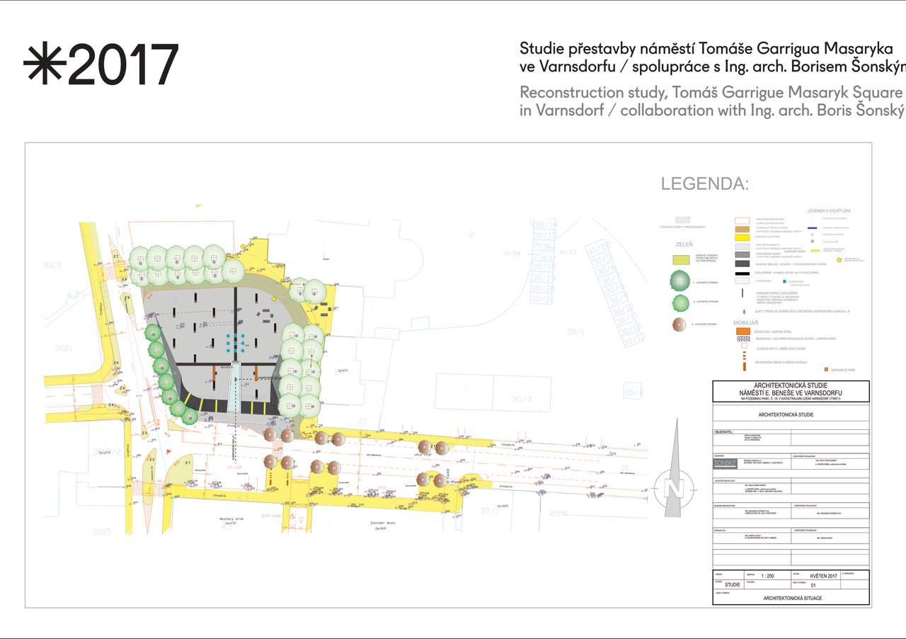 Studie přestavby náměstí Tomáše Garrigua Masaryka ve Varnsdorfu