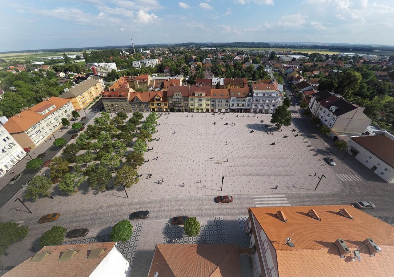 Revitalizace Husova náměstí v Lysé nad Labem