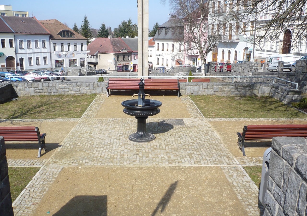 Humpolec - revitalizace parku na Dolním náměstí