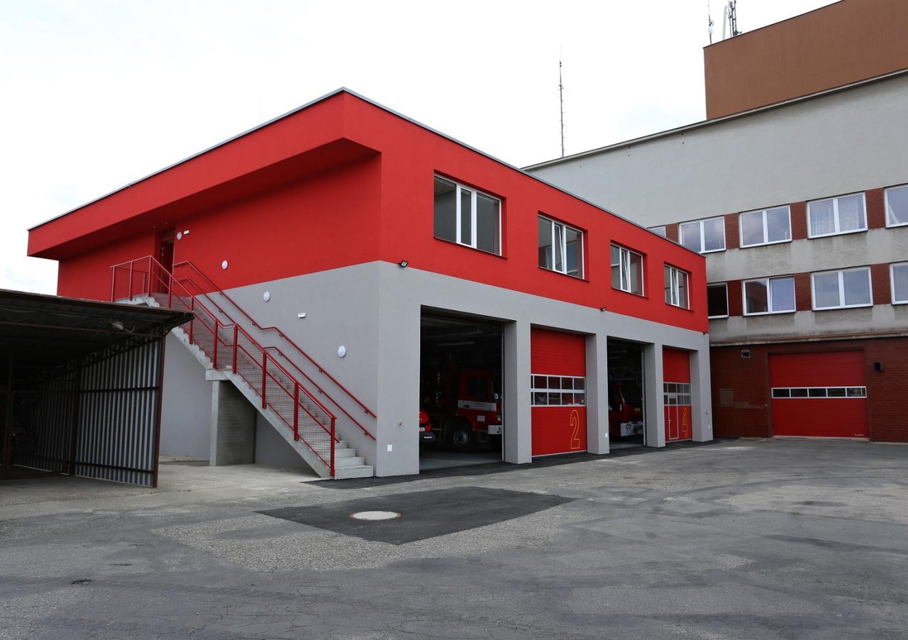 Tábor | Požární stanice přístavba garážových stání a zázemí