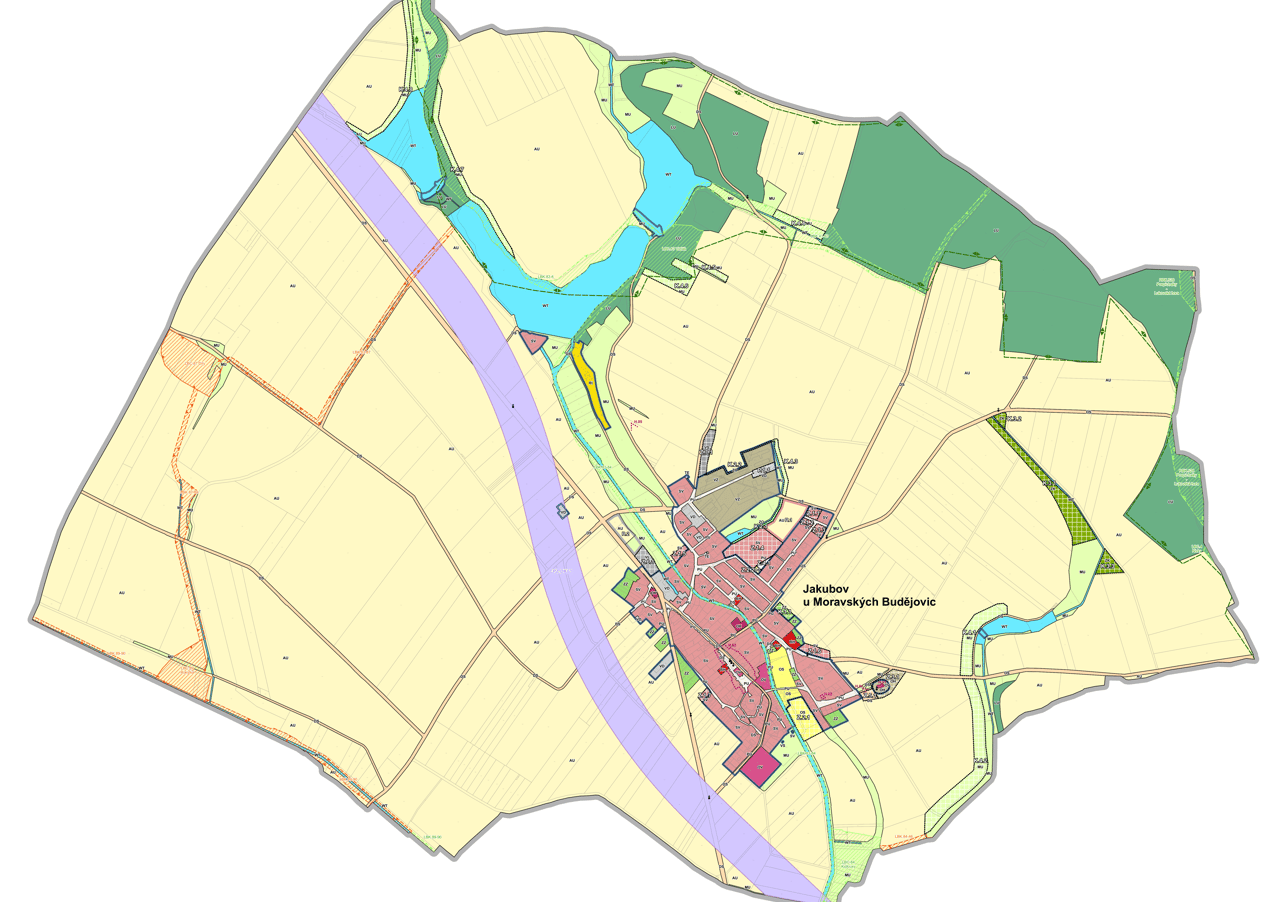 Územní plán Jakubov u Moravských Budějovic