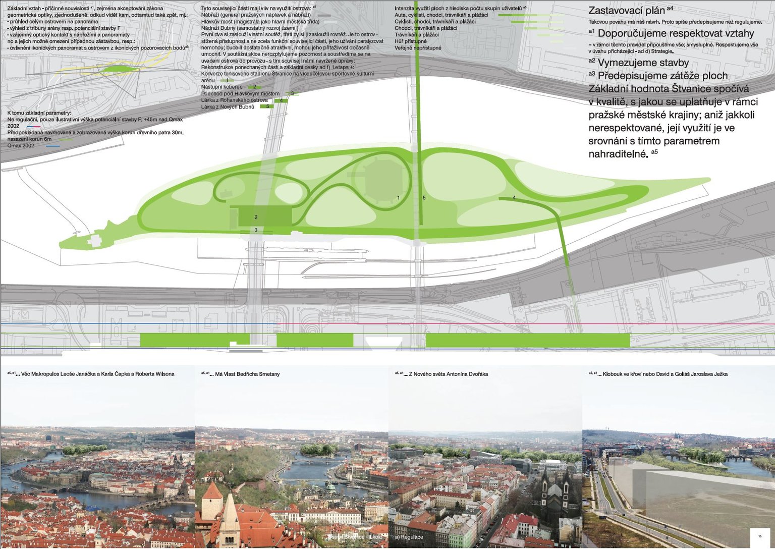 Návrh řešení využití a rozvoje území ostrova Štvanice v Praze