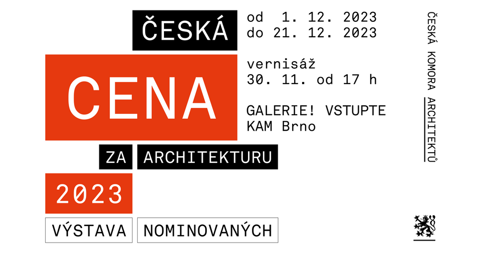 Výstava nominovaných děl ČCA 2023 v Brně