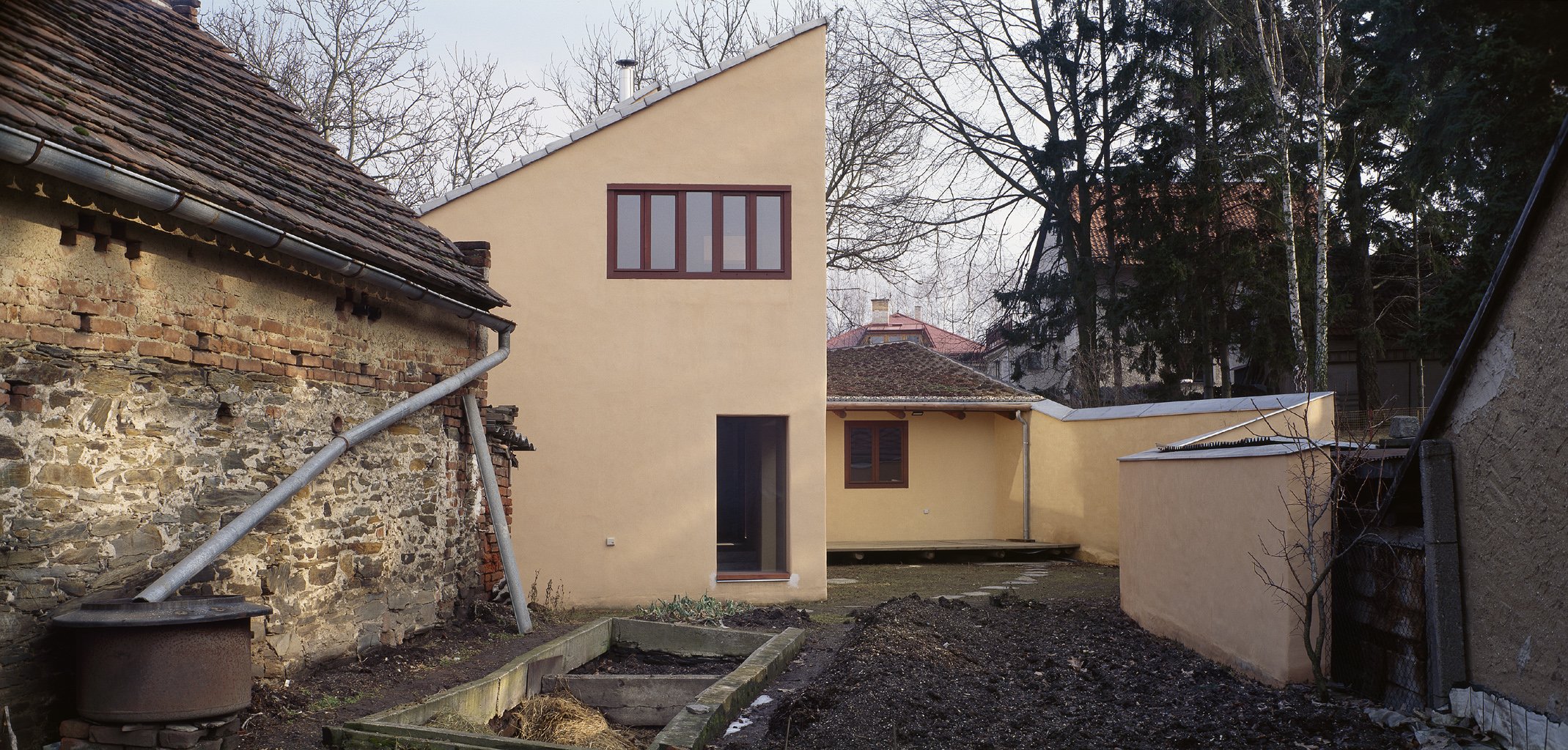 Úprava venkovského stavení a novostavba RD v Dobřejovicích