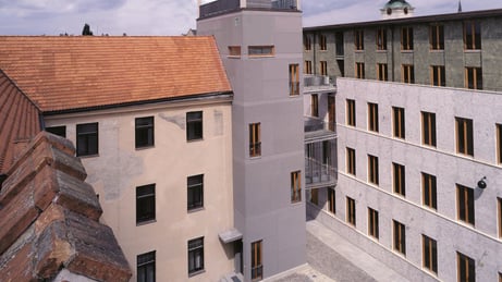 Dostavba komplexu budov Radnice v Českých Budějovicích
