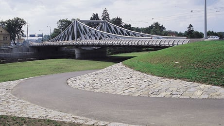 Dlouhý most v Českých Budějovicích